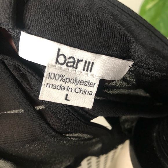 Bar III Square Print Sleeveless Blouse - Picture 8 of 10